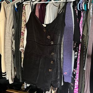 Black LA Hearts Romper